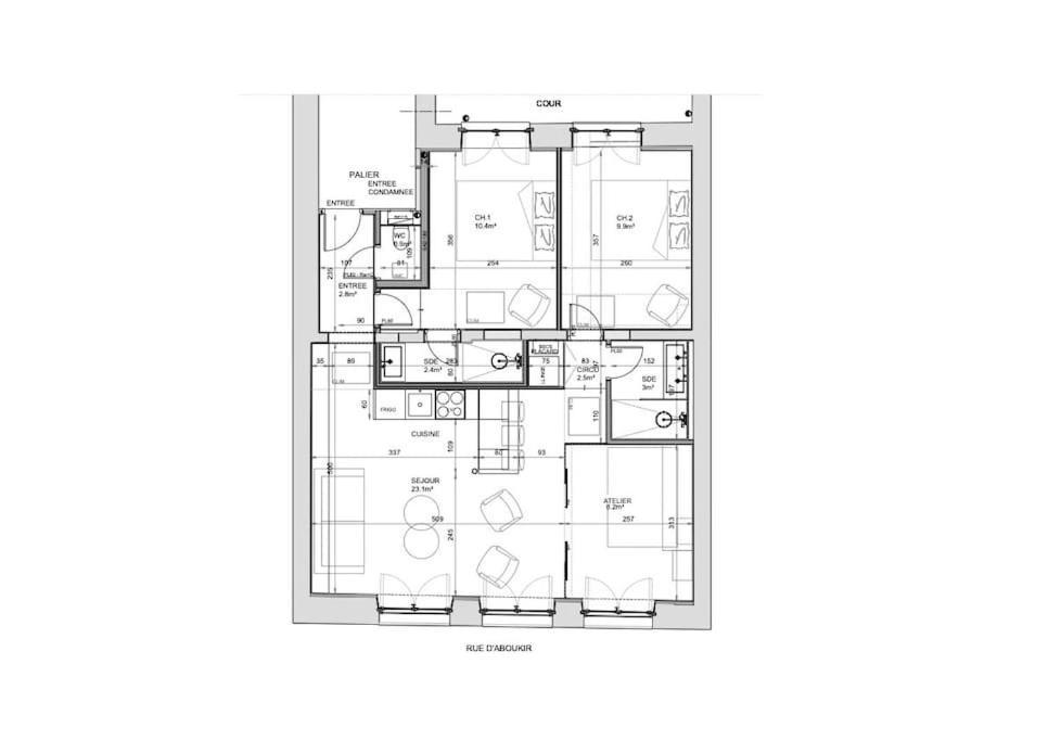 Magnifique Appartement Central 3 Chambres / 3 Bdr Париж Екстериор снимка